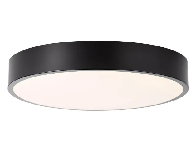 Φωτιστικό Οροφής Απλίκα Slimline Brilliant, με λαμπτήρα LED και διαστάσεις 33x33x6.5cm - Μαύρο 2
