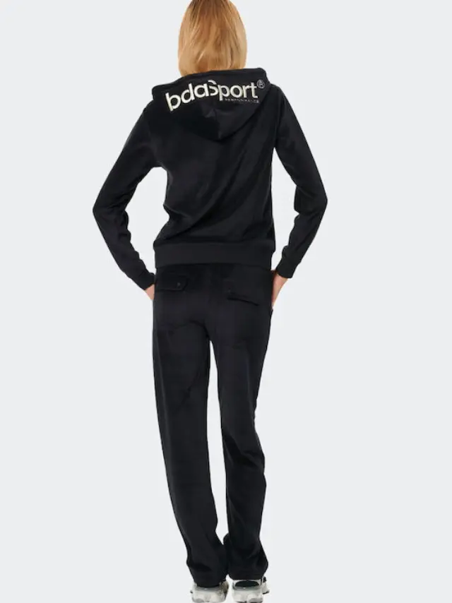WOMEN'S BASIC VELOUR PANTS - XL 3