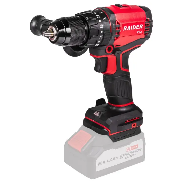 RAIDER R20 Solo Δραπανοκατσάβιδο κρουστικό μπαταρίας brushless 20V RDP-YBID20