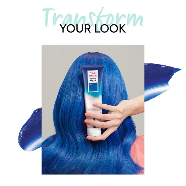 Wella Professionals Color Fresh Blue Coloring Mask 150ml 3