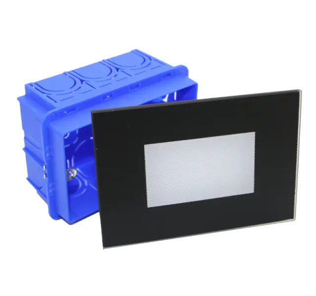 LED ΦΩΤΙΣΤΙΚΟ ΑΛΟΥΜΙΝΙΟΥ ΧΩΝΕΥΤΟ 4W 230V CCT ΓΥΑΛΙ ΜΑΥΡΟ
