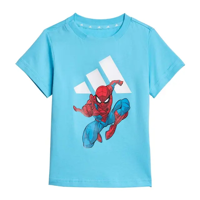 adidas Sportswear Infant's Marvel Spider-Man Tee Set Γαλάζιο JC6259 (adidas Sportswear) 2