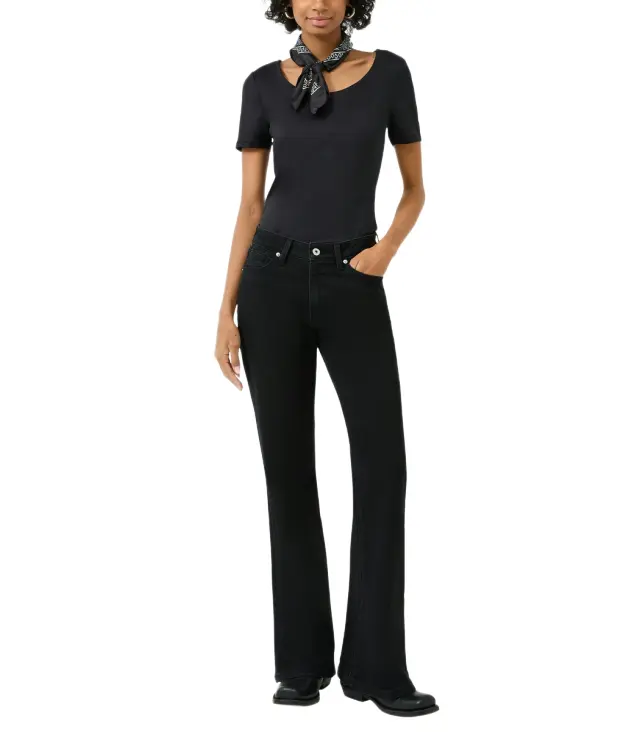 S'Oliver γυναικείο παντελόνι τζιν slim fit flare 2175427-2