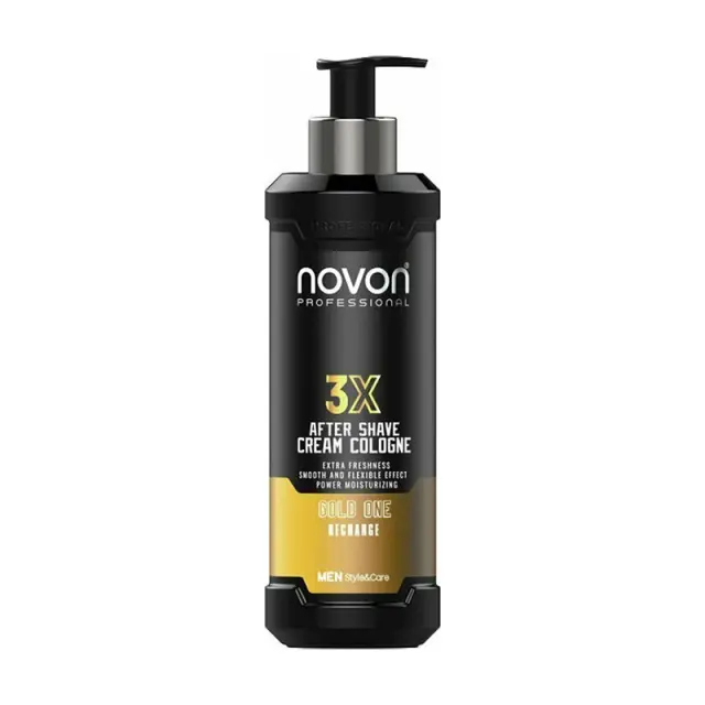 Novon 3X Aftershave Cream Cologne Gold One 400ml