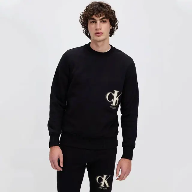 Calvin Klein - Ανδρικό Φούτερ J30J322885-BEH Μαύρο - 2XL