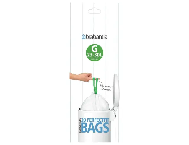 Σακούλες Απορριμάτων Type G Brabantia με χωρητικότητα 30L - 20 τεμάχια2462/65