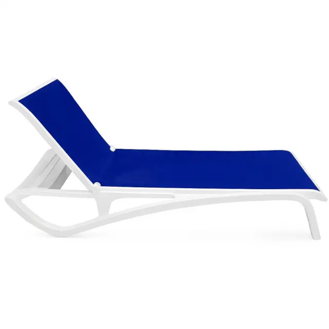 Ξαπλώστρα Πολυτελείας 194x35x70cm Atlantic Blue 8696219398018 2