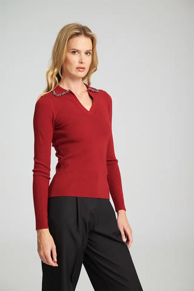 Πλεκτό με Γιακά Anabela Sweater - XS 3