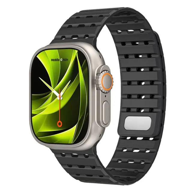 Mobile Origin Magnetic Strap, black - AW Ultra 2/1 (49mm) 9/8/7 (45mm)/6/SE/5/4 (44mm)/3/2/1 (42mm) 2