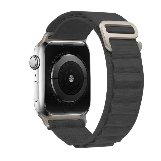 Nylon Λουράκι για Apple Watch 38/40/41/42(Series 10/11/12)mm- Dark Gray OEM