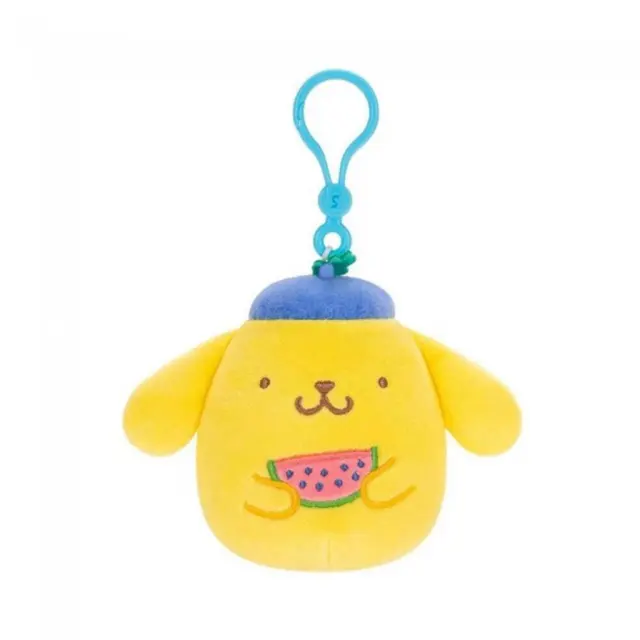 ΛΟΥΤΡΙΝΟ ΜΠΡΕΛΟΚ 9CM Pompompurin - SQUISHMALLOWS SANRIO / SQSN00598 (Jazwares)