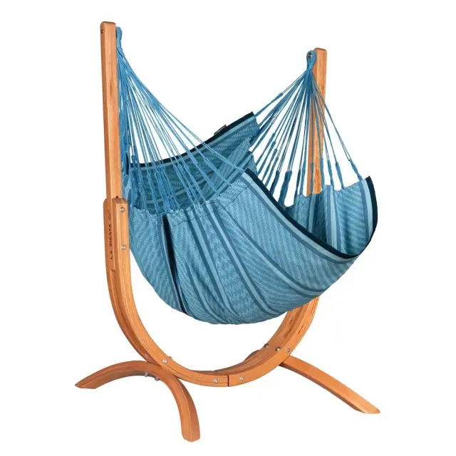 La Siesta Udine Blue Zebra Αιώρα κάθισμα από οργανικό βαμβάκι με βάση