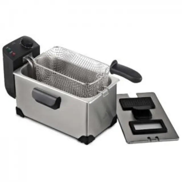 Ανοξείδωτη φριτέζα 3L, 2200W. 3