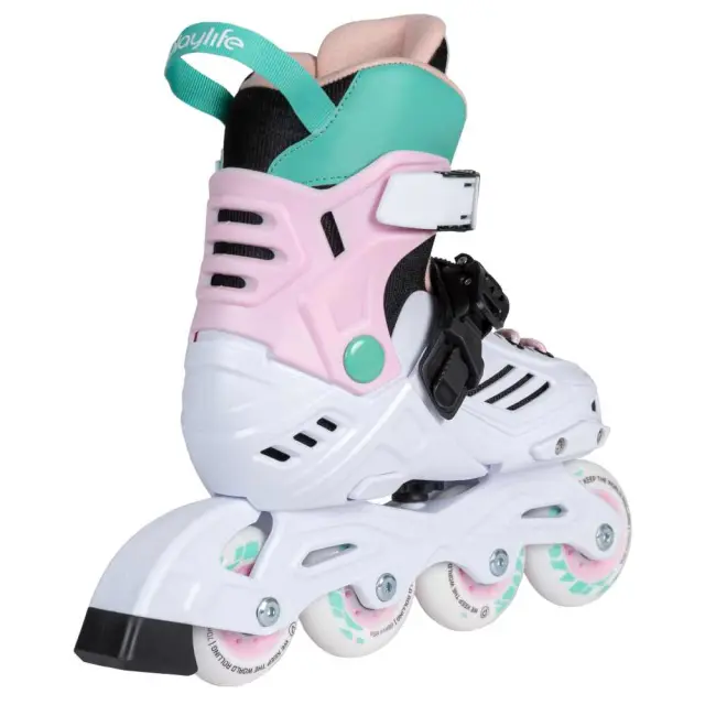 Playlife Khaan Ltd Αυξομειούμενα Παιδικά Inline Skates Λευκό 3