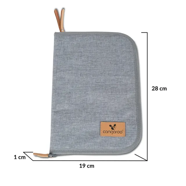 Cangaroo Organizer Εγγράφων και Βιβλιάριο Παιδιού "Liam - Grey" 3