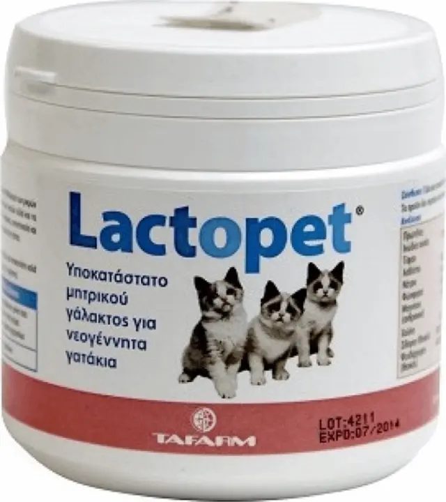 TAFARM LACTOPET KITTEN (+ ΜΠΙΜΠΕΡΟ) 200gr