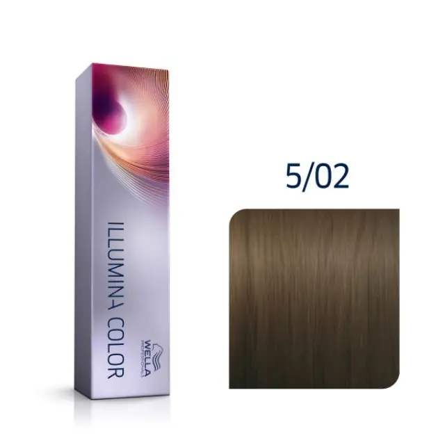 Wella Professionals Illumina Color 5/02 Ανοιχτό Καστανό Φυσικό 60ml 2