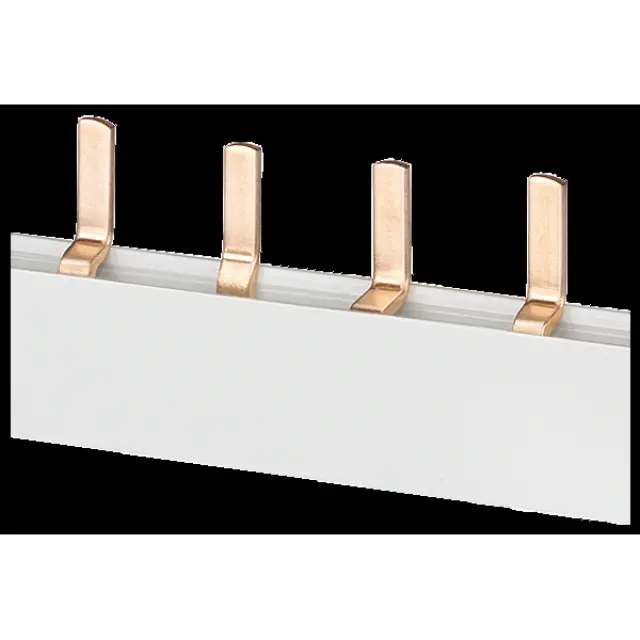 Pin busbar, 10 mm2 connection: 2x3x (1-phase+N) touch-safe