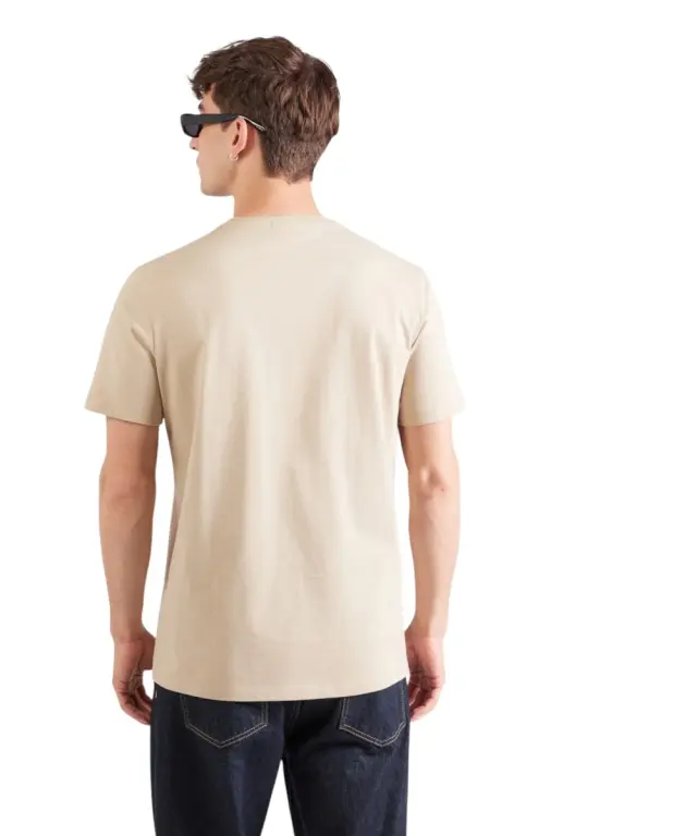 Calvin Klein - Ανδρικό T-shirt SS Monogram Regular Fit LV14RD254G-PF0 Μπεζ - XL 2