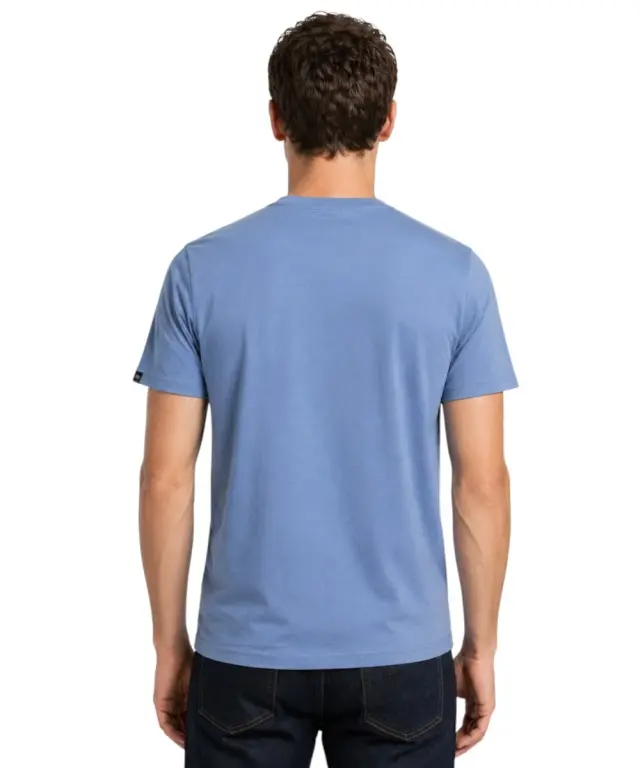 Norway Nautical School - Ανδρικό T-shirt Κοντομάνικο 866020-DENIM Μπλε Ανοιχτό 2