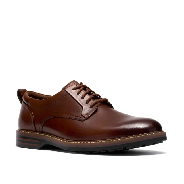 Clarks Aldwin2 Derby ανδρικά δερμάτινα παπούτσια 26320300-1 2