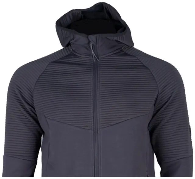 Jacket Rib Hoodie 407042M Carbon Ανδρική Ζακέτα Fleece GTS - 407042M-17 - L 2