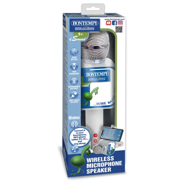 Bontempi Ασύρματο Μικρόφωνο - Ηχείο (5+ ετών) 485100 3