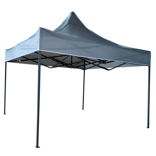 Κιόσκι Πτυσσόμενο 3x3x3.2m Γκρι Ύφασμα 420D Ankor