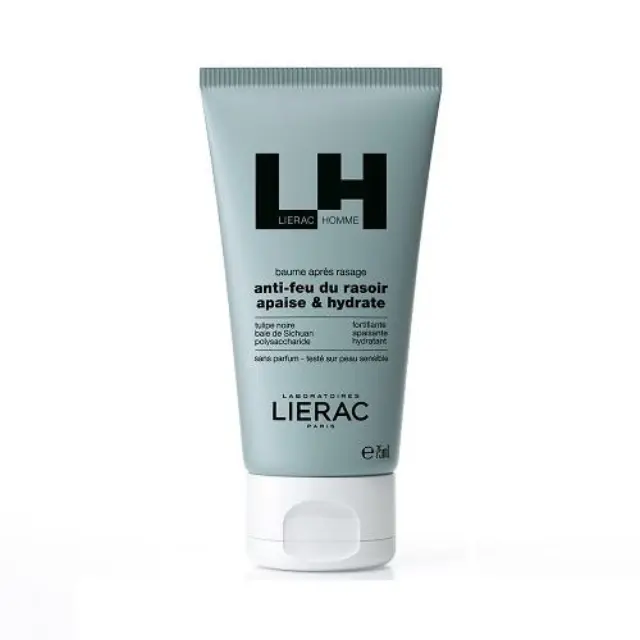 Lierac Homme Apaise & Hydrate After Shave Balm Ανδρικό Βάλσαμο για μετά το Ξύρισμα, 75ml
