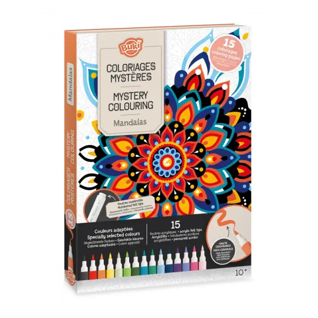 Buki France Mystery colouring - Mandalas (10+ ετών) CM301