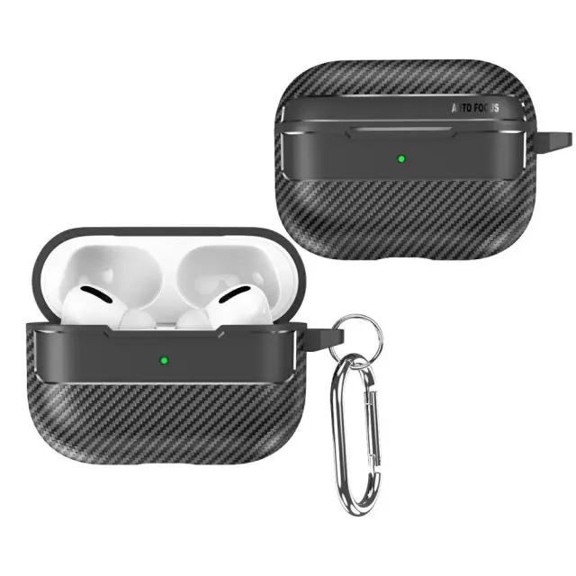 Carbon Θήκη Σιλικόνης για Airpods Pro 3-Black OEM