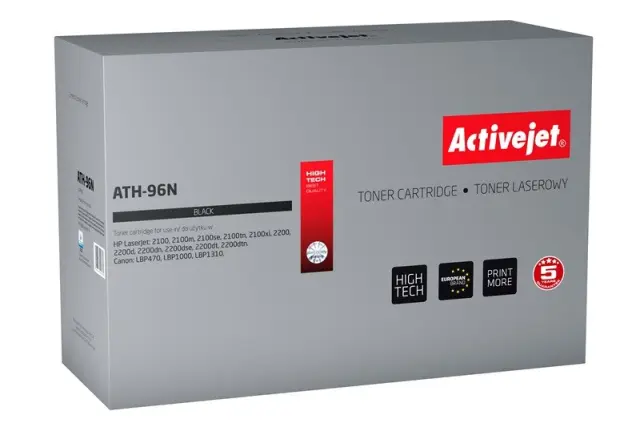 Activejet ATH-96N Toner (replacement for HP 96A C4096A, Canon EP-32 Supreme 5700 pages black)
