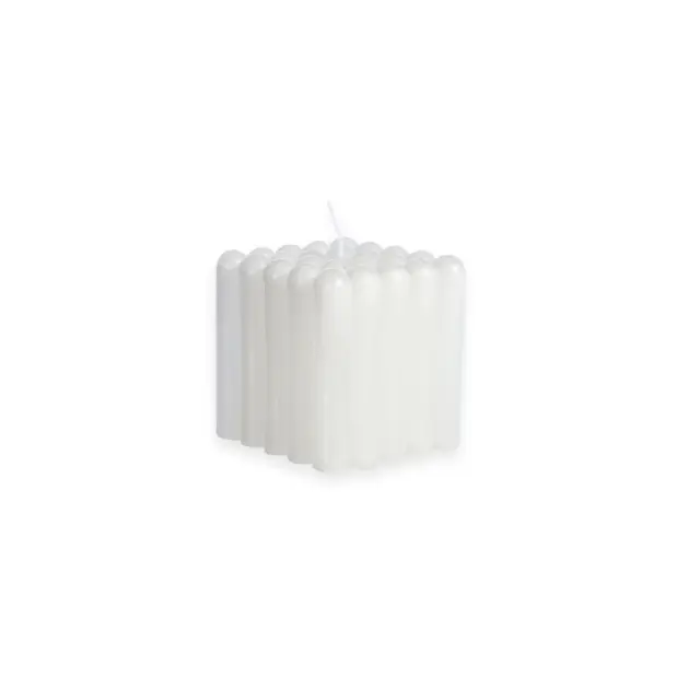 Nef-Nef Homeware Αρωματικό Κερί Fermin 6,5x6,5x7 White