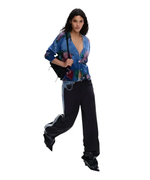 Desigual - Γυναικεία Ζακέτα Nora 26SWJF19-5001 Μπλε - XS 3