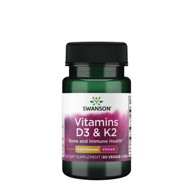 Swanson Vitamins D3 & K2