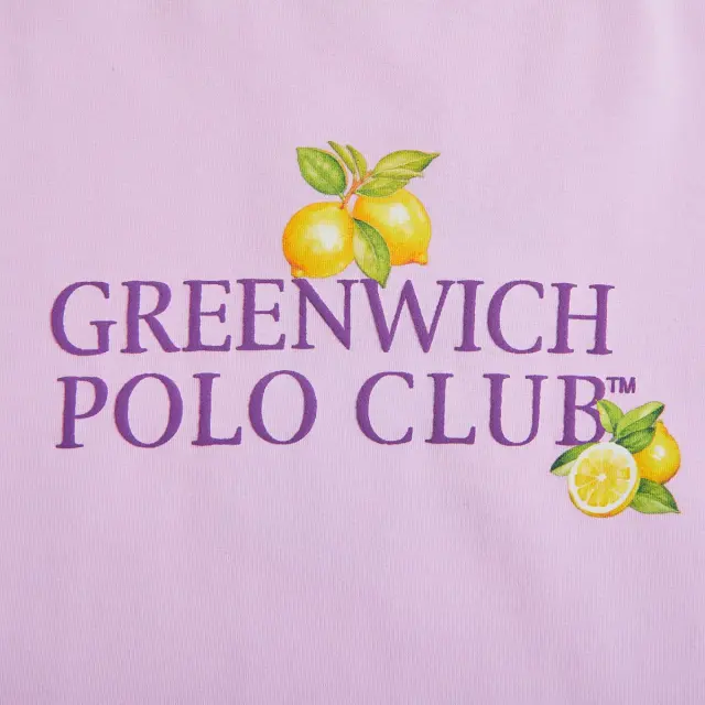 Crop top Greenwich Polo Club με τύπωμα 2
