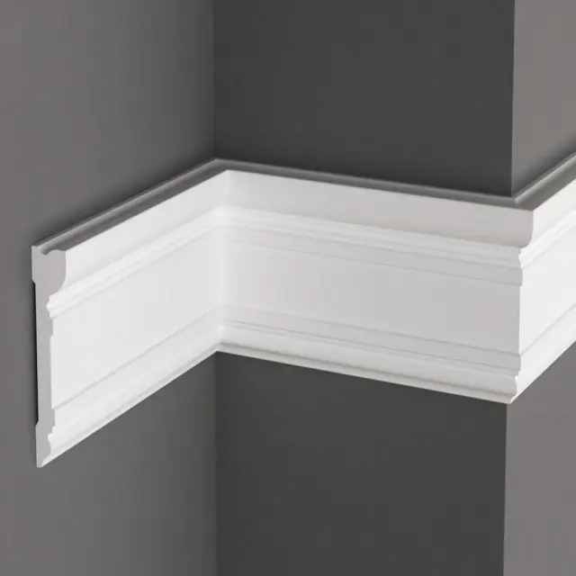 Decolux Επιτοίχιο διακοσμητικό Προφίλ Μπασκί 22X93mm / AB 019
