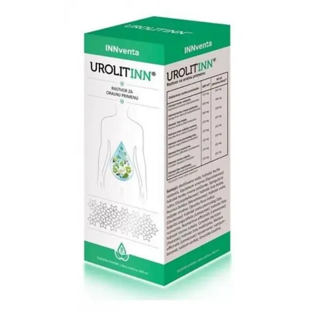 Innventa Urolitinn Πόσιμο Διάλυμα για τη Θεραπεία και Πρόληψη της Ουρολιθίασης, 600ml
