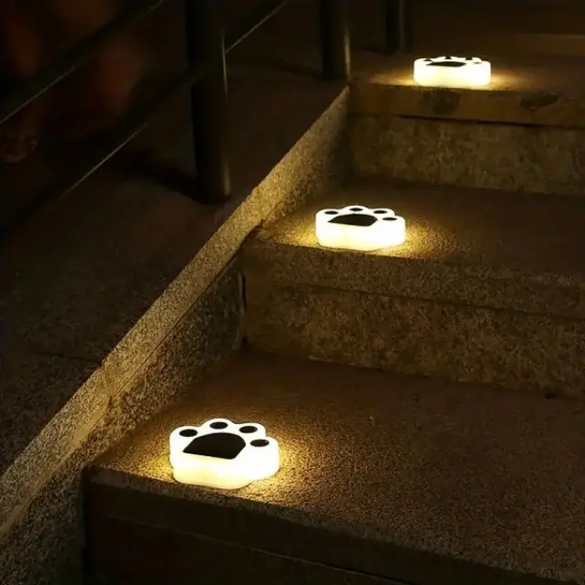 Ηλιακό φωτιστικό κήπου LED - Πατούσα - 4pcs - 942010 3