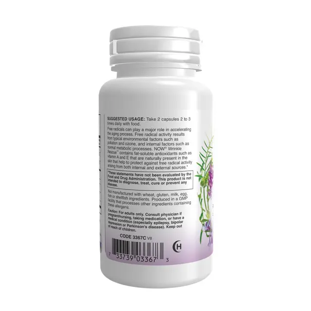 Now Foods Wrinkle Rescue™ Veg Capsules 3