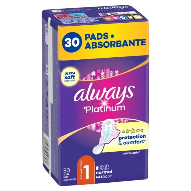 Always Σερβιέτα Platinum Ultra Νormal 30 Τεμαχίων GP