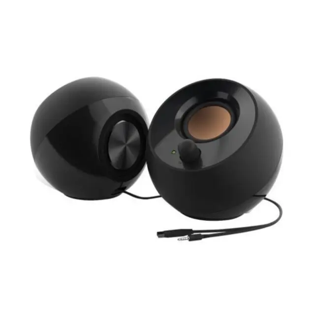 Creative Ηχεία Υπολογιστή Pebble 2.0 USB 4.4W Black (51MF1680AA000)