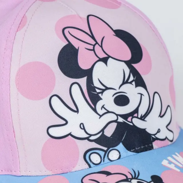 Minnie Mouse Παιδικό Καπέλο Υφασμάτινο Ροζ 2