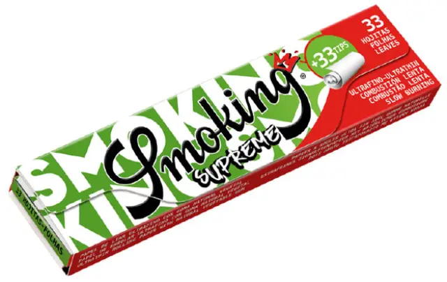Smoking Χαρτάκια - Supreme King Size με Τζιβάνες 33φ. 2