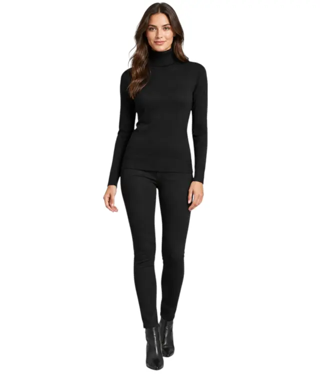 Norway Nautical School - Γυναικείο Πλεκτό Ζιβάγκο 853402-BLACK Μαύρο 2