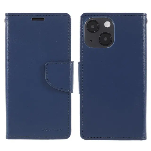 Θήκη Book Goospery Bravo Diary για Apple iPhone 13 Mini Μπλε