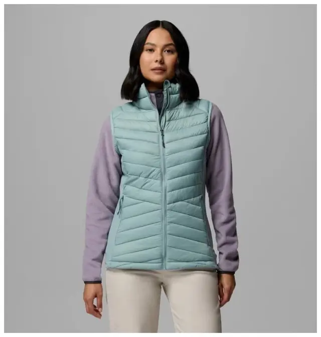 Columbia Powder Pass™ III Hybrid Vest Crushed Blue – Γυναικείο Αμάνικο Γιλέκο - 2133632-461