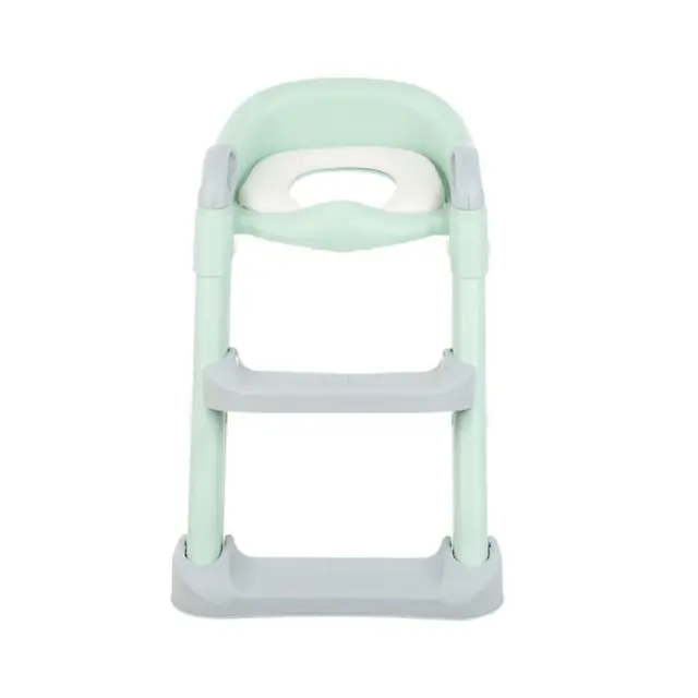 Kikka Boo Παιδικό Κάθισμα Τουαλέτας Lea με Εύκαμπτη Επιφάνεια, Χερούλια και Σκαλοπάτι Mint 3800171208253 2