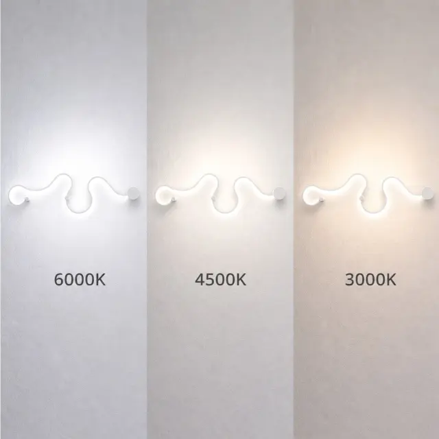 VenCore Nexora White - Μοντέρνο Επιτοίχιο Φωτιστικό Απλίκα LED 38W Λευκό Αλουμίνιο με Ρυθμιζόμενο CCT Λευκό - Ημέρας - Θερμό - Χειρισμός CCT μέσω Διακόπτη On-Off - Μ120 x Π33 x Υ6cm (6093-20078) 3