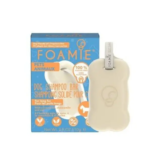 Foamie Dog Shampoo Bar For Long Fur You Look Furbulous Σαμπουάν για Σκύλους με Μακρύ Τρίχωμα σε Μορφή Μπάρας, 110gr